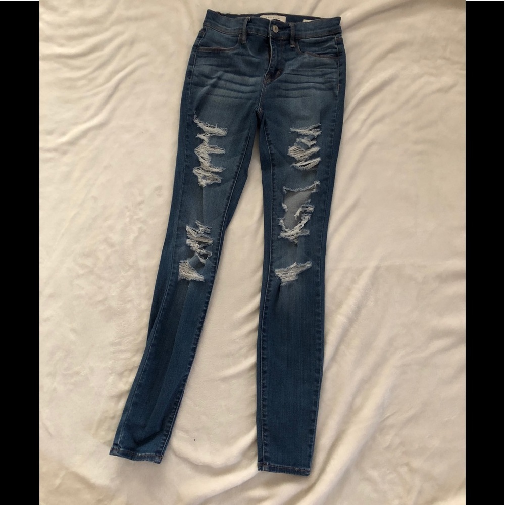 High waisted stretchy jeans from pac sun